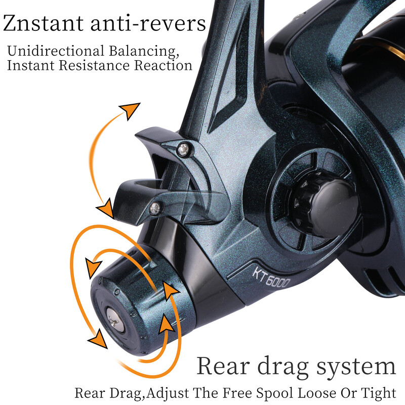 Sougayilang 2000-6000 Series Spinning Fishing Reel 5.0:1/4.7:1 High Speed 13+1BB Fishing Tackle Pesca Saltwater Reel Fishing