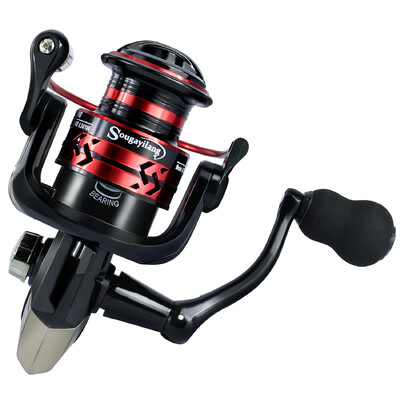 Sougayilang kõrge kvaliteediga 1000–4000 seeria 5.2:1 spinning püügirull 1BB metallist käepidemega püügirull karpkala soolase veevarustuse jaoks