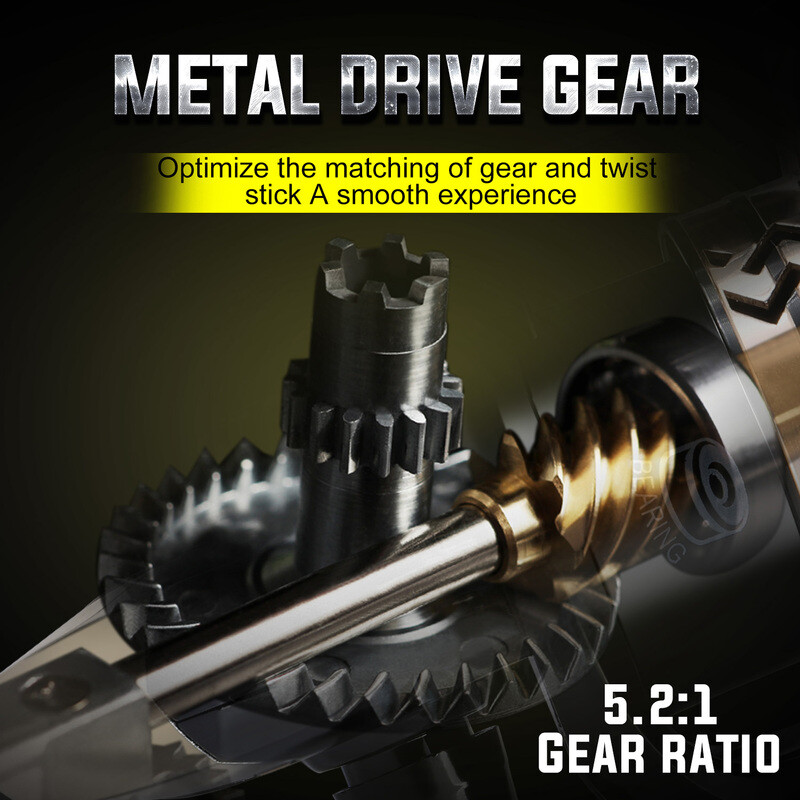 Sougayilang kõrge kvaliteediga 1000–4000 seeria 5.2:1 spinning püügirull 1BB metallist käepidemega püügirull karpkala soolase veevarustuse jaoks