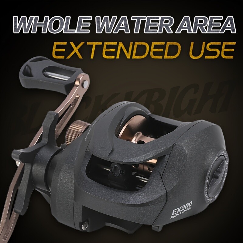 Mulinetă pentru momeală cu raport de transmisie 6.3:1, mulinetă de pescuit cu tracțiune maximă de 18LB/8,16 kg, dispozitiv de pescuit pentru mulinetă de pescuit cu muscă de apă dulce de apă sărată