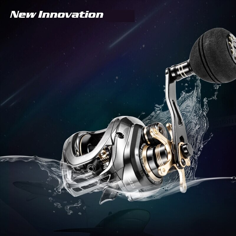 SOLOKING GKA300 Baitcasting Reel 9,5 KG Drag 10 Bearing 6.4 Gear Ratio Drag Clicker Jednostruka Power Handle Ribolovna Reel Baitcaster