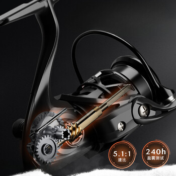 Spinning Fishing Roel High Speed Gear Ratio Light Body Carbon Fiber Drag 5+1 Bearing 4kg Drag Carbon Bass Πηνίο ψαρέματος αλμυρού νερού