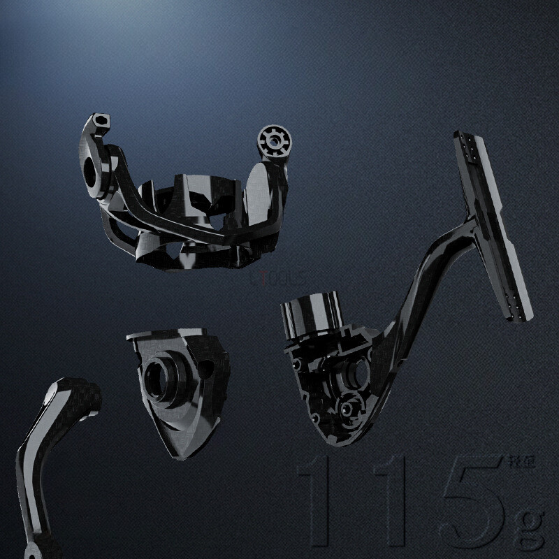 Spinningu püügirull kiire ülekandearv Kerge süsinikkiust kere tõmbejõud 5+1 laager 4 kg lohistamissüsinik bass merevee püügispiraal