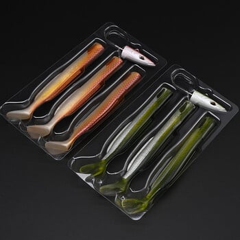 BLUX Happy Sandeel 13cm 27g Soft Live Eel Fishing Lure Paddle Tail Jig Head Hook Βινύλια Δόνηση Τεχνητό Δόλωμα Εξοπλισμός αλμυρού νερού