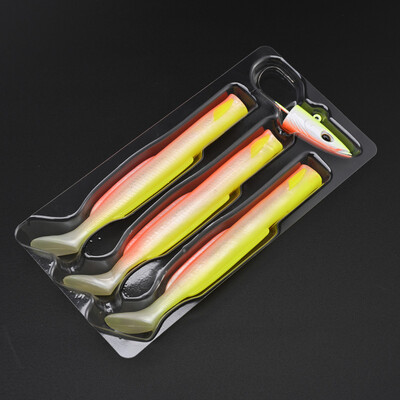 BLUX Happy Sandeel 13cm 27g Momeală de pescuit moale, momeală, coadă, cârlig, cap, cârlig, viniluri, vibrații, momeală artificială, unelte pentru apă sărată