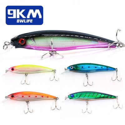 Makšķerēšanas mānekļi Hard Minnow Baits 11cm/13.4g Topwater Hard Baits Jerkbait Swimbait Fishing Bass Walleye mānekļi Saltwater Saldwater