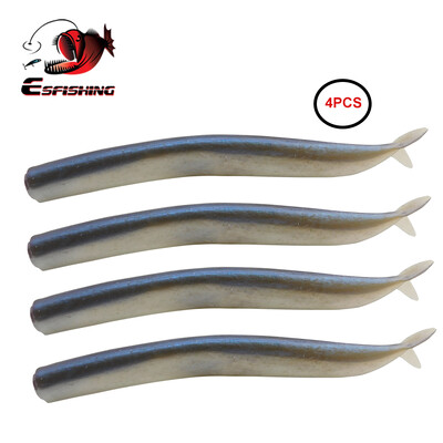 KESFISHING Meriangerjas 15cm Plastikust pehme lant jigipea hargi sabaga