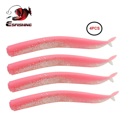 KESFISHING Meriangerjas 15cm Plastikust pehme lant jigipea hargi sabaga