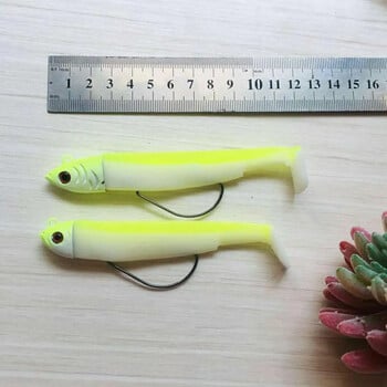 Fangbait риболовна примамка 2024 black minnow 15g 30g jig head мека примамка Dropshipping примамки за лаврак black minnow minnow lure