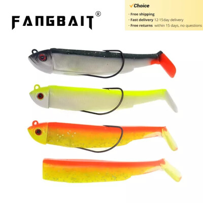 Fangbait žvejybos masalas 2024 black minnow 15g 30g jig head soft masalas dropshipping masalas ešeryms black minnow minnow masalas