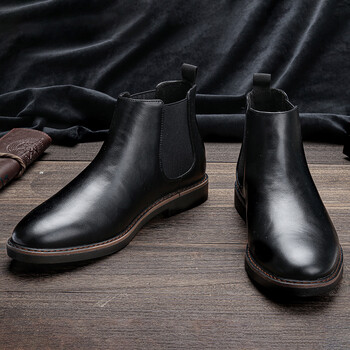 40~46 Chelsea Boots Ανδρικές Μπότες 2024 Επωνυμία Comfortable Fashion Δερμάτινες ανδρικές μπότες