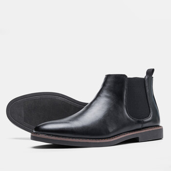 40~46 Chelsea Boots Ανδρικές Μπότες 2024 Επωνυμία Comfortable Fashion Δερμάτινες ανδρικές μπότες