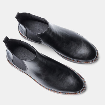 40~46 Chelsea Boots Ανδρικές Μπότες 2024 Επωνυμία Comfortable Fashion Δερμάτινες ανδρικές μπότες