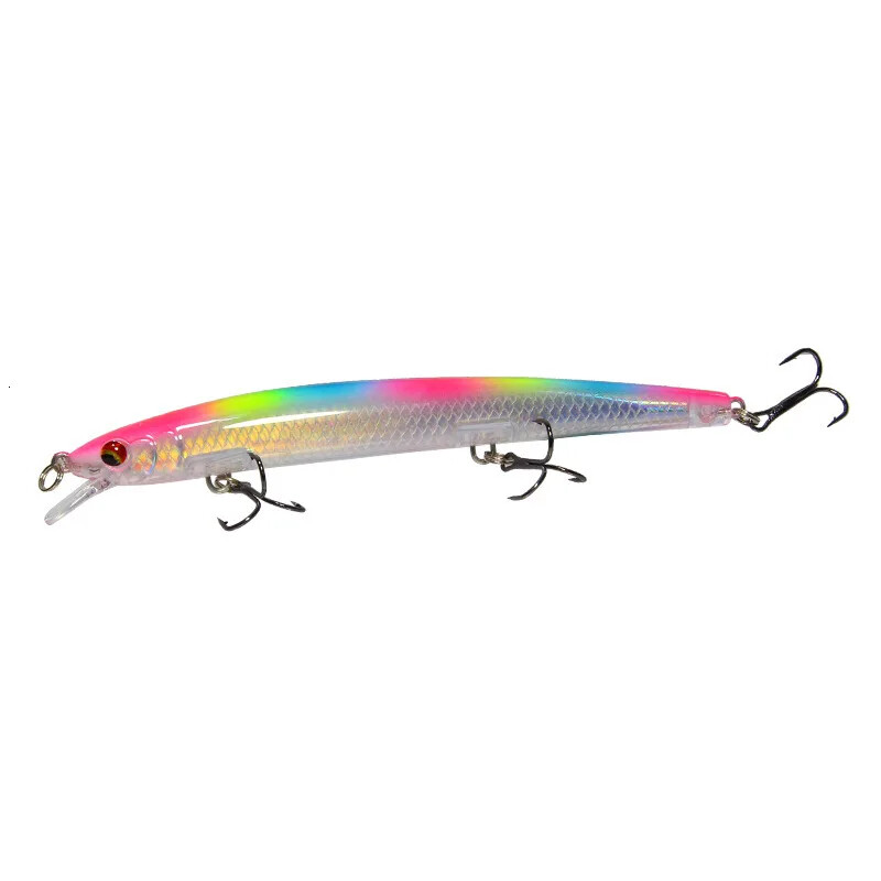 10 buc./lot Ultra Long Casting Floating Minnow Naluci de pescuit Momeală tare 130mm 15g Flounder Biban de mare Apă sărată Aparatură de pescuit de mare