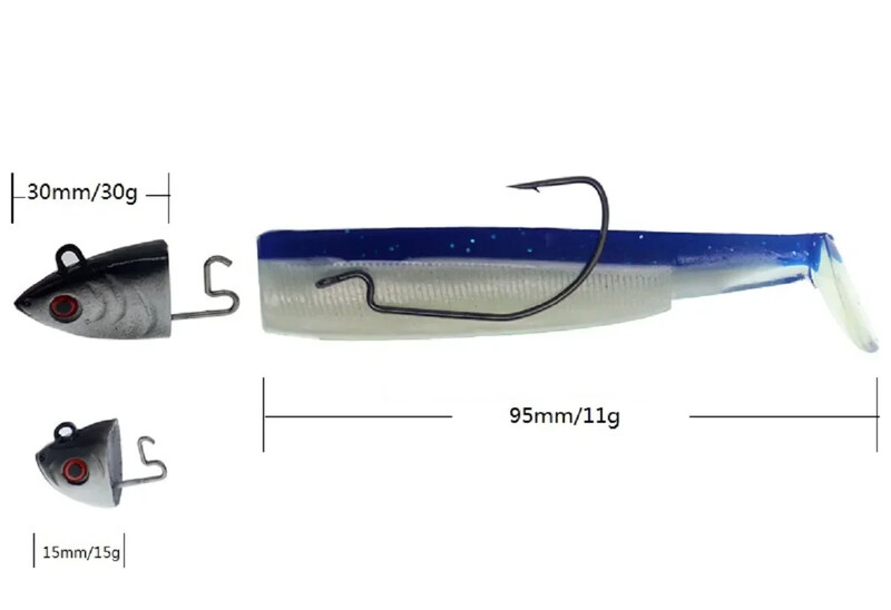 MOTONA Fiiish Momeală de pescuit cu picătură neagră Momeală de pescuit Momeală de pescuit Biban de mare 15g 30g Momeală artificială