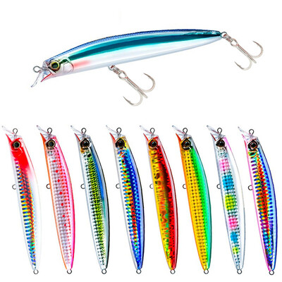 11,5cm 15g Fishing Lure Minnow Wobbler Diving 0,3M Floating Jerkbait Swimbait Artificial Hard Bait Ocean Beach Fishing Bass Bait