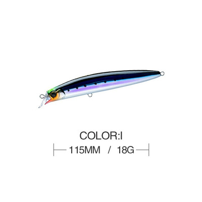 11,5 cm 15 g kalapüügilant Minnow Wobbler Diving 0,3 M ujuv jerkbait Swimbait kunstlik kõva sööt Ocean Beach Fishing Bass sööt
