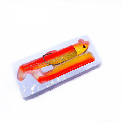 Minnow püügilant 95 mm Easy Shiner püügilant pehme lant 15/30 g Swimbait Jig Head Bass Pike Merepüügi landid Leurre Souple