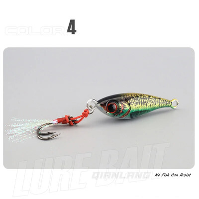 UUS 3D Metallist Jig 15g 20g 30g 40g 60g 80g Mere biomimeetiline kala rauast plaat sööt Voobleriga kalapüügi peibutis kunstlik ookeani paadiga kalapüük