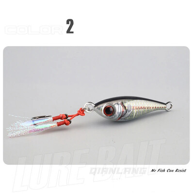 UUS 3D Metallist Jig 15g 20g 30g 40g 60g 80g Mere biomimeetiline kala rauast plaat sööt Voobleriga kalapüügi peibutis kunstlik ookeani paadiga kalapüük