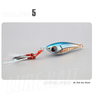 UUS 3D Metallist Jig 15g 20g 30g 40g 60g 80g Mere biomimeetiline kala rauast plaat sööt Voobleriga kalapüügi peibutis kunstlik ookeani paadiga kalapüük