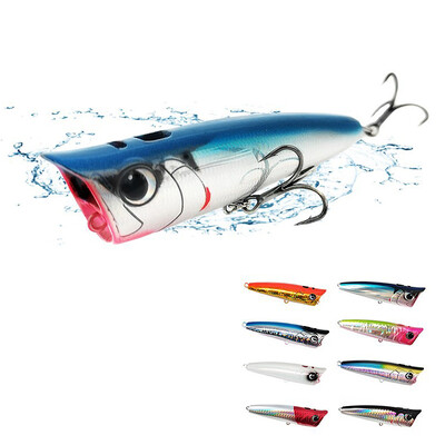 Naluci de pescuit Popper 8,6 g/70 mm 15 g/85 mm Momeli cu bule de apă de suprafață Naluci de pescuit cu jet Popper pentru momeli de pescuit Wobbler Bass