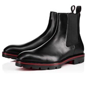 Cizme Chelsea Negre Pentru Barbati Cizme De Iarna Clasice Piele Veratica Casual Stilul Britanic Pantofi De Birou lucrati manual Cizme Barbati
