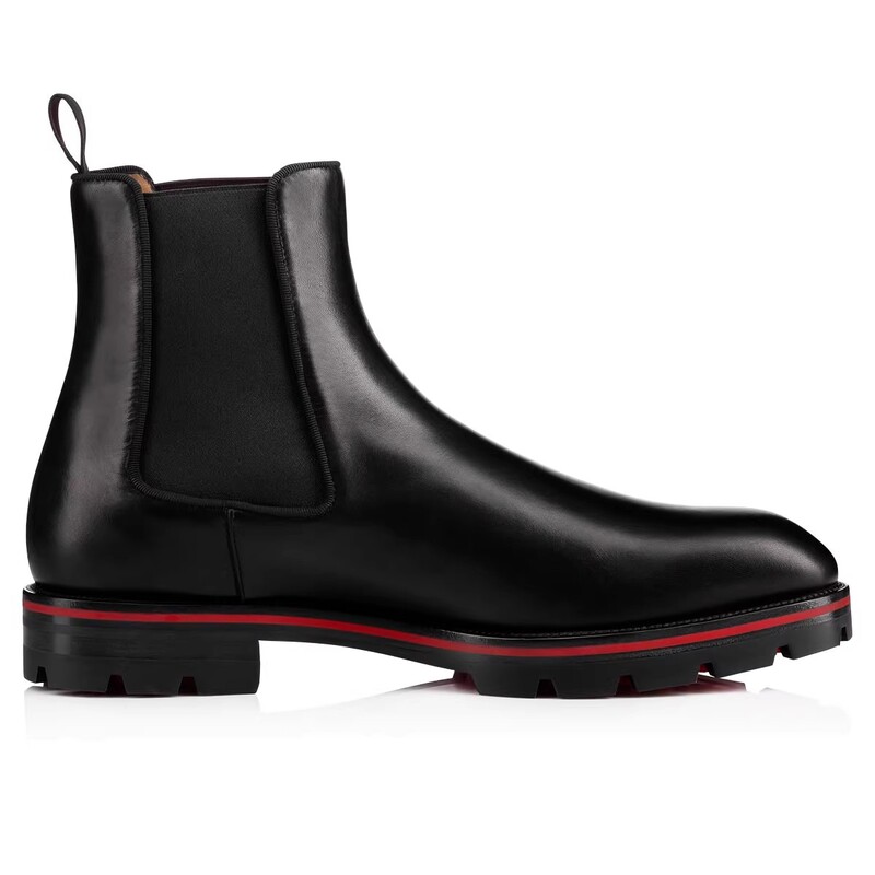 Cizme Chelsea Negre Pentru Barbati Cizme De Iarna Clasice Piele Veratica Casual Stilul Britanic Pantofi De Birou lucrati manual Cizme Barbati