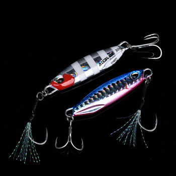 ALLBLUE New DRAGER Metal Cast Jig Spoon 15G 30G Shore Casting Jigging Fish Sea Bass Fishing Lure Изкуствена примамка