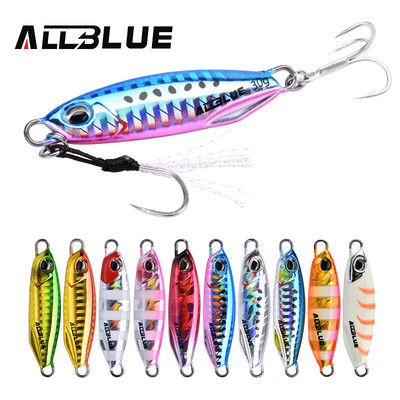 ALLBLUE Νέο DRAGER Metal Cast Jig Spoon 15G 30G Shore Casting Jigging Fish Sea Bass Fishing Lure Τεχνητό Δόλωμα Αντιμετώπιση