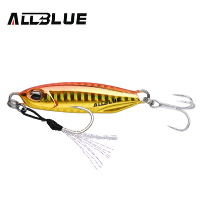 ALLBLUE uus DRAGER metallist valatud jigilusikas 15G 30G kaldavaldamine jigging kala meriahven kalapüügi peibutis kunstsööda varustus