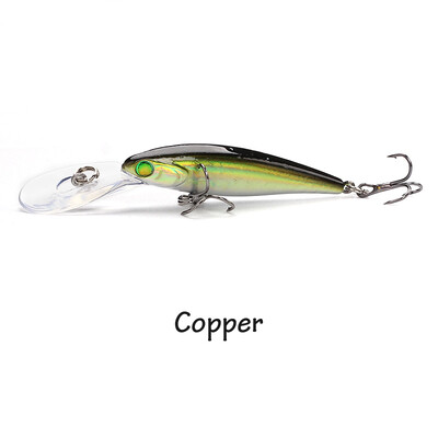 banshee 50 χιλιοστά 3,3 g crankbaits ψάρεμα jerkbait μανιβέλα wobblers για τούρνα πέρκα wobbler επιπλέουν σκληρά δολώματα ψάρια θέλγητρα μαύρο minnow