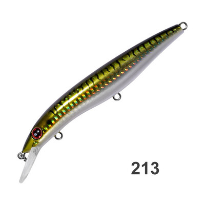 Noeby Floating Minnow Bait 125mm19g Naluca de pescuit Trolling de mică adâncime Turnare Momeală tare artificială Naluci de apă sărată de mare Pesca Wobbler