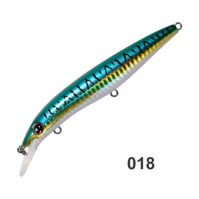 Noeby Floating Minnow Bait 125mm19g Naluca de pescuit Trolling de mică adâncime Turnare Momeală tare artificială Naluci de apă sărată de mare Pesca Wobbler