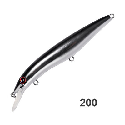 Noeby Floating Minnow Bait 125mm19g Naluca de pescuit Trolling de mică adâncime Turnare Momeală tare artificială Naluci de apă sărată de mare Pesca Wobbler