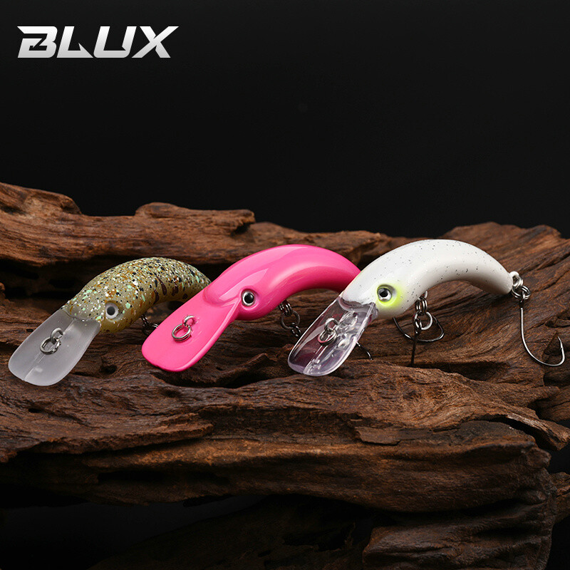 ALLBLUE RICE Mini Crankbait 3.0g 42mm BFS Area Păstrăv Wobbler Naluca de pescuit Apă dulce Minnow Crank Momeală tare artificială