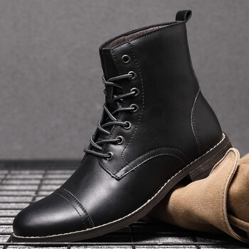 2023 New Men Chelsea Boots Brand Desiginer Classic Italy Μπότες φορέματος Μόδα Casual ζεστά βελούδινα επαγγελματικά μποτάκια μεγάλο μέγεθος 48