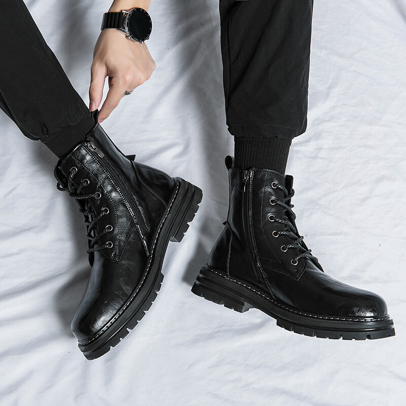Prava koža Ručno izrađena luksuzna dizajnerska marka Chelsea haljina Kaubojske muške cipele za muškarce Ležerne poslovne čizme Gležnjače Obuća