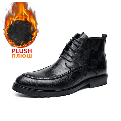 Briti stiilis pidulik ärikleit Kingad Meeste talveplüüsid Chelsea saapad Disainer Brogue saapad Meeste Luksusbrändi Meeste mokassiinid