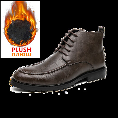 Briti stiilis pidulik ärikleit Kingad Meeste talveplüüsid Chelsea saapad Disainer Brogue saapad Meeste Luksusbrändi Meeste mokassiinid