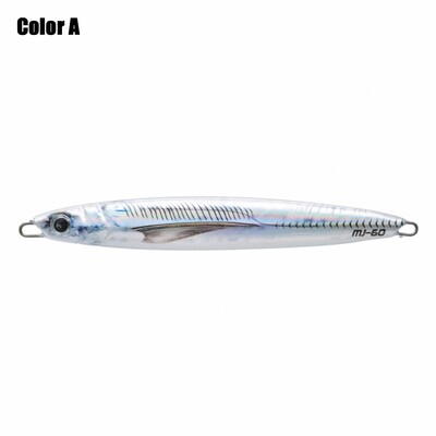 60g 115mm helendav traat püügilant Hispaania makrell Metallist Swimbait Sea Fishing Jigging Vobbler Kunstlik Jig Bait 3D prinditud