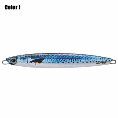 60g 115mm helendav traat püügilant Hispaania makrell Metallist Swimbait Sea Fishing Jigging Vobbler Kunstlik Jig Bait 3D prinditud