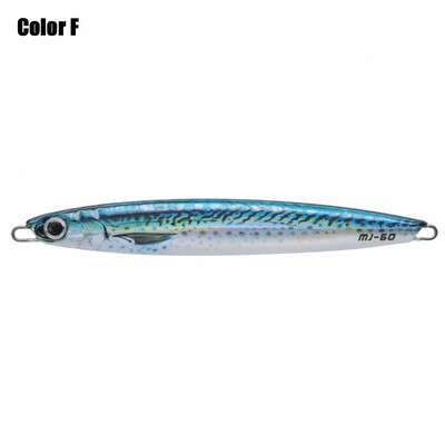 60g 115mm helendav traat püügilant Hispaania makrell Metallist Swimbait Sea Fishing Jigging Vobbler Kunstlik Jig Bait 3D prinditud