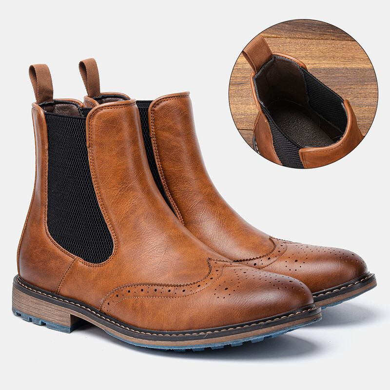 Muške čizme 2024. Klasične udobne modne Chelsea čizme #AL667