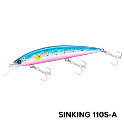 TSURINOYA Long Casting Sinking Minnow Momeal 110mm 37g Max 80m Naluca de pescuit maritim Pesca Momeli artificiale dure Biban Jerkbait
