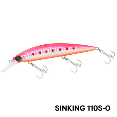 TSURINOYA Long Casting Sinking Minnow Momeal 110mm 37g Max 80m Naluca de pescuit maritim Pesca Momeli artificiale dure Biban Jerkbait