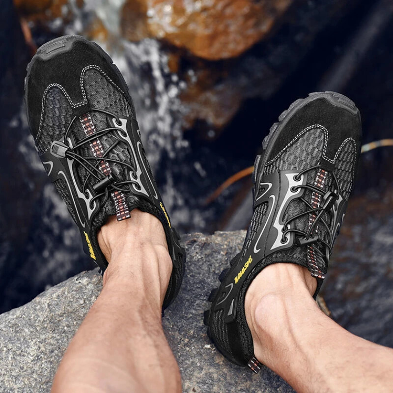 Mrežaste lagane sportske muške cipele za ležerne prilike za muškarce Ljetna rasprodaja Elegantne cipele za planinarenje i planinarenje u promociji Dizajnerske široke cipele