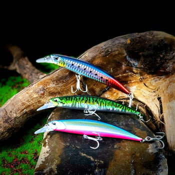 GREENSPIDER Jerkbait Fishing Lure 125mm 27G Heavy Sinking Minnow Fixed Weight Off Shore Αντιμετώπιση δολώματος με λαβράκι θαλασσινού νερού