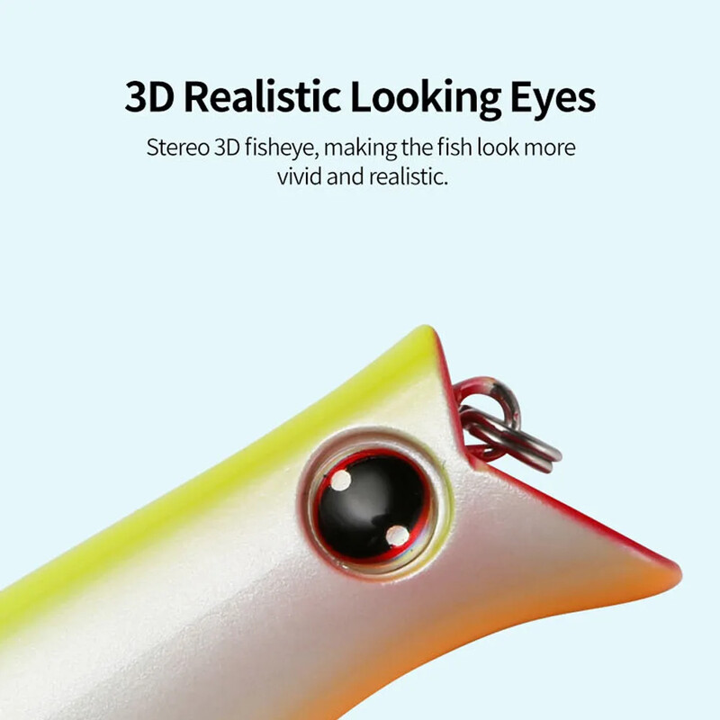 90mm/110mm Fangbait Minnow Lure Соленоводен риболов Плаващи примамки Minnow Popper Изкуствена стръв Плитки морски воблери Лаврак