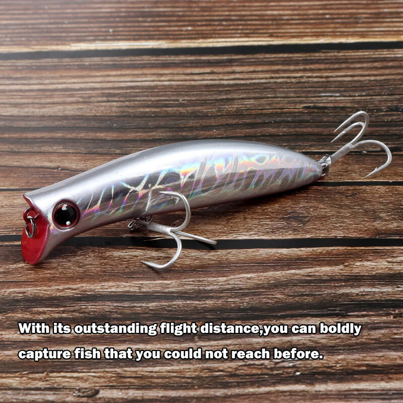 90mm/110mm Fangbait Minnow Lure Соленоводен риболов Плаващи примамки Minnow Popper Изкуствена стръв Плитки морски воблери Лаврак